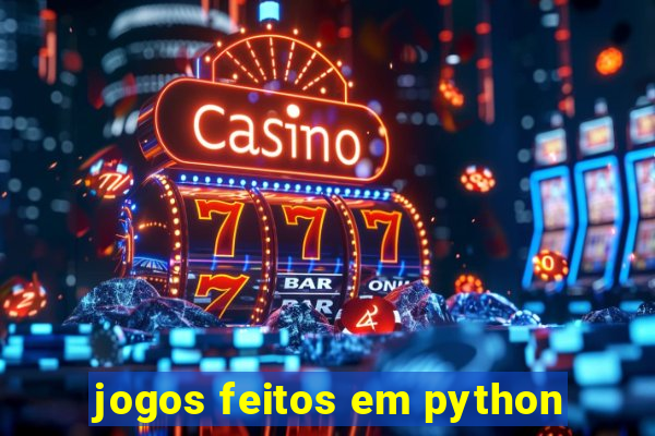 jogos feitos em python